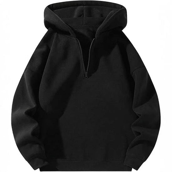 American-style casual zippered hoodie loose-fitting sports sweatshirt for men autumn and winter