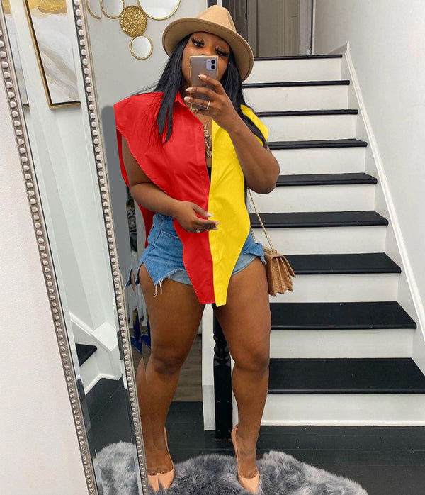 Fashionable multicolored shirt